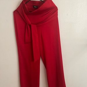 Beautiful sleek red dressy pants size s